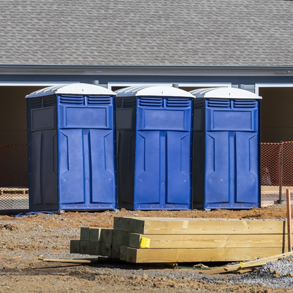 what is the maximum capacity for a single porta potty in Fairhaven